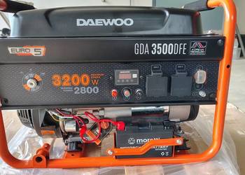 Agregat prądotwórczy Daewoo GDA 3500DFE | LPG/Benzyna | Gwarancja | Koła