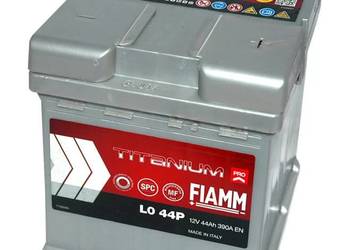 Akumulator FIAMM TITANIUM PRO FIAT 12V 44Ah 390A Prawy Plus