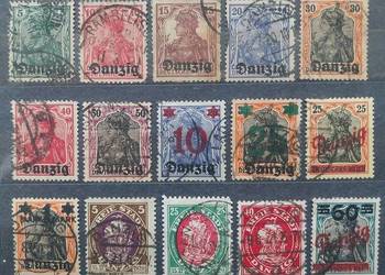 Znaczki pocztowe Danzig - zestaw 1