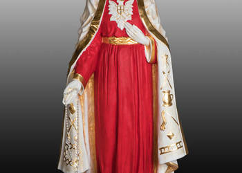 Figura Matka Boska Licheńska Królowa Polski. Figurka 2 metry