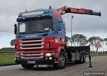 Scania R480 6X2 MANUAL CRANE platforma 2007