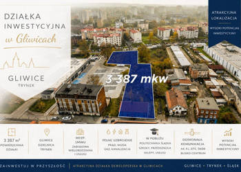 Działka inwestycyjna Gliwice - Trynek