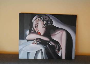 Sprzedam obraz malowany ręcznie, Tamara Łempicka