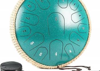 BĘBEN JĘZYKOWY 13 CALI 15 TONÓW MELOBEAT ST-015 ZESTAW 32CM ZIELONY