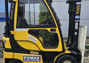 Wózek widłowy YALE GLP16VX 1,6T LPG Triplex Automat UDT Kabina 4,45m