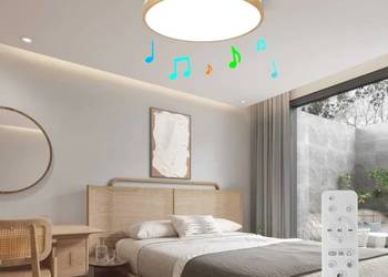 Nowa lampa sufitowa  oświetlenie  plafon głośnik Bluetooth !