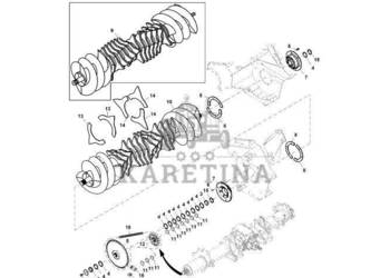 John Deere 960 - Koło zębate łańcucha CC131459 (Podbieracz)