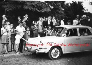 Skoda 1000 MB stare zdjęcie czarno białe
