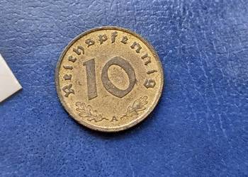 Stare monety 10 pfennig 1938 A Niemcy Stare monety 10 pfennig 1938 A Niemcy