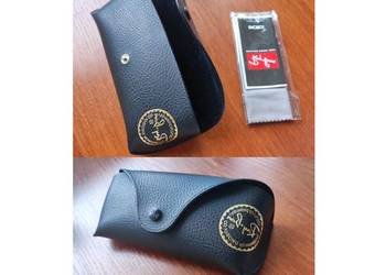 Etui pokrowiec opakowanie  na okulary Ray Ban chusteczka do okularów gratis