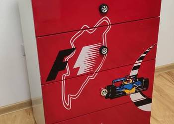 Komoda FORMUŁA F1 SIGNAL KACPER szafa szafka MDF LAKIEROWANY90x60