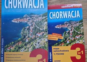 Chorwacja 3 w1 + mapa 1:750 000 przewodnik