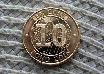 Zimbabwe 10 Cent 2014r - Ładna