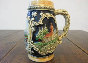 Kufel ceramiczny Villach ręcznie zdobiony malowany