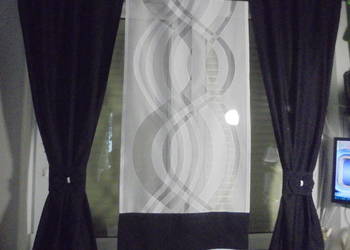 panel +zasłonki 230/160 cm / karnisz do 170 cm