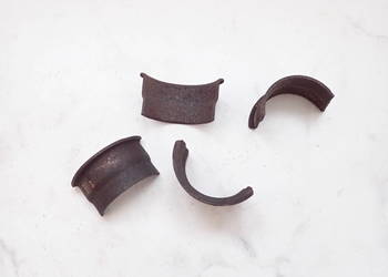 4 Szt. Panewka Kolektora Wydechu Kawasaki KZ 440 80-92r Cruiser Cafe Racer