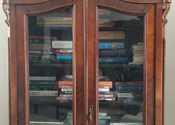 Witryna biblioteka serwantka Ludwik Filip antyk