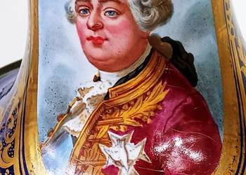 Sevres  Amfora Portret Ludwik XVI Unikat 19 wiek
