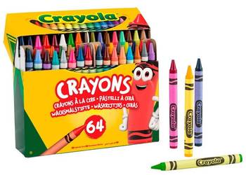 Kredki Woskowe Crayola 64 kolory