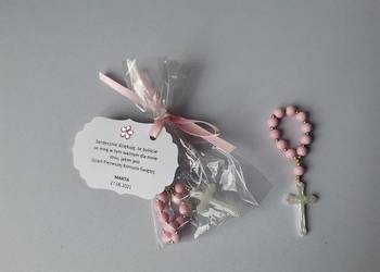 Podziękowania Komunia Różaniec Różowy A1