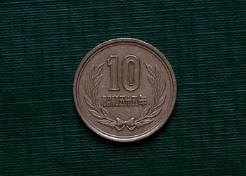 JAPONIA - 10 jenów, 1980r JAPONIA - 10 jenów, 1980r