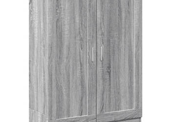 Szafka na książki szary dąb sonoma 825x305x115 cm WM-833787