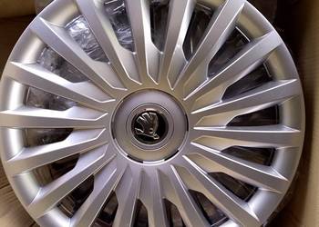 KOŁPAK ŚKODA 16" KOMPLET  ORG. NOWY