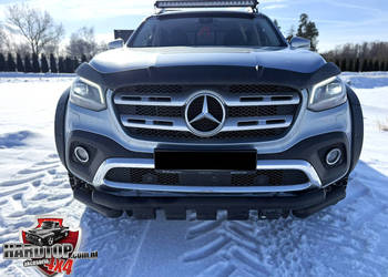 Orurowanie przednie MERCEDES X  76mm Czarne