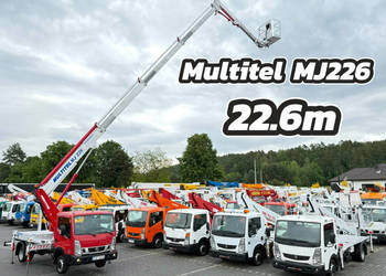 Nissan Cabstar Podnośnik Koszowy 22.6m Zwyżka MULTITEL MJ 226 UDT GSR Vers…