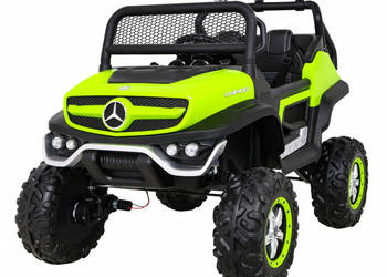 Auto na akumulator Mercedes UNIMOG 4x35W EVA zielone