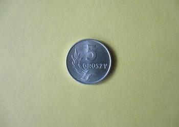 Moneta - 5 groszy - PRL, 1968