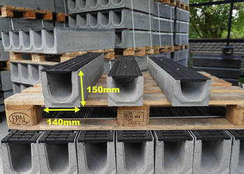 ODWODNIENIE LINIOWE B125 14x15 Betonowe Żeliwo!