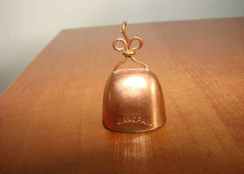 Zakopane mały mosiężny dzwonek