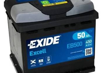 Akumulator 50Ah 450A EN Exide Excell  PRAWY PLUS