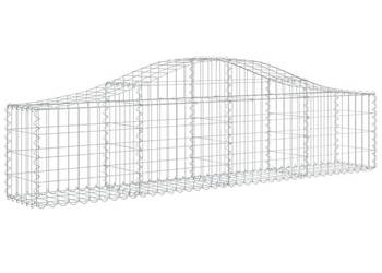 Kosze gabionowe 3 szt 200x30x40/60 cm galwanizowane żelazo WM-3145368