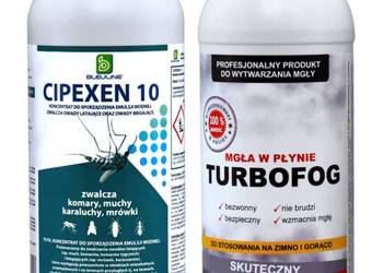 CIPEXEN + TURBOFOG - oprysk + utrwalacz na komary, muchy, mrówki