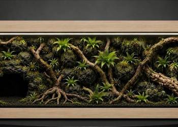 Terrarium profesjonalne dla gekona orzęsionego pytona regiusa