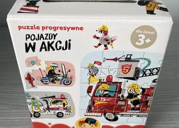 Zabawki – Puzzle progresywne CzuCzu – Pojazdy w akcji