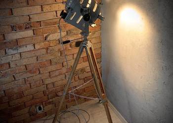 Lampa podłogowa loft Vintage industrial PRL