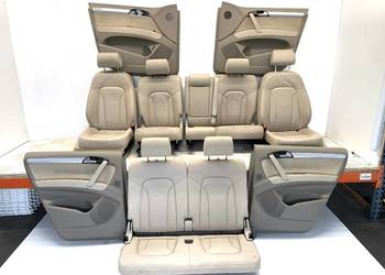 FOTELE KANAPA KANAPA TRZECI RZĄD BOCZKI KOMPLET AUDI Q7 4L SUV 06-16