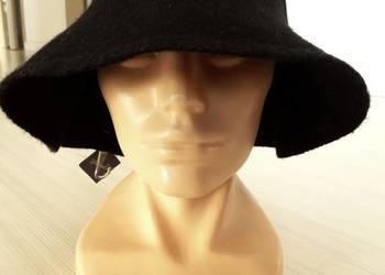 Czapka Kapelusz Bucket z Wełną Czarny Kolor Universal Thread