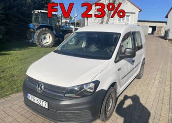 Volkswagen Caddy Caddy 2016 r dobre wyposażenie Tempomat cena brutto fv 23%