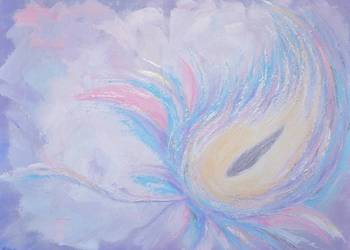 Abstrakcja  pastelowa szer.60-80