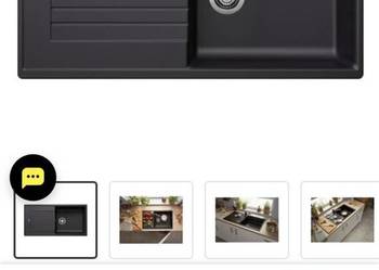 Zlew , zlewozmywak czarny blanco nowy !!