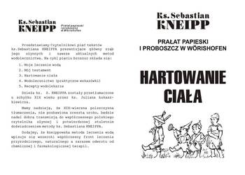 ks. Sebastian Kneipp - Hartowanie ciała