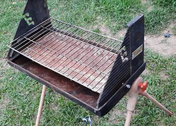 grill duży żeliwny
