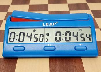 ACH! Profesjonalny turniejowy ZEGAR szachowy LEAP PQ9912