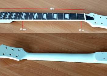 Gryf do gitary, styl Gibson, white