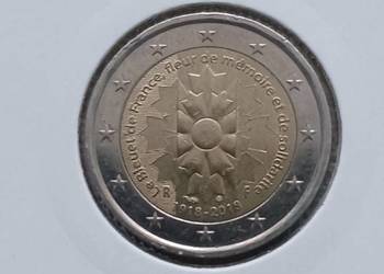 2 Euro Francja 2018 r. - Chaber - bławatek - mennicze 2 Euro Francja 2018 r. - Chaber - bławatek - mennicze
