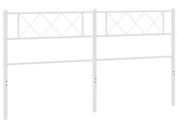 Metalowe wezgłowie białe 180 cm WM-372362